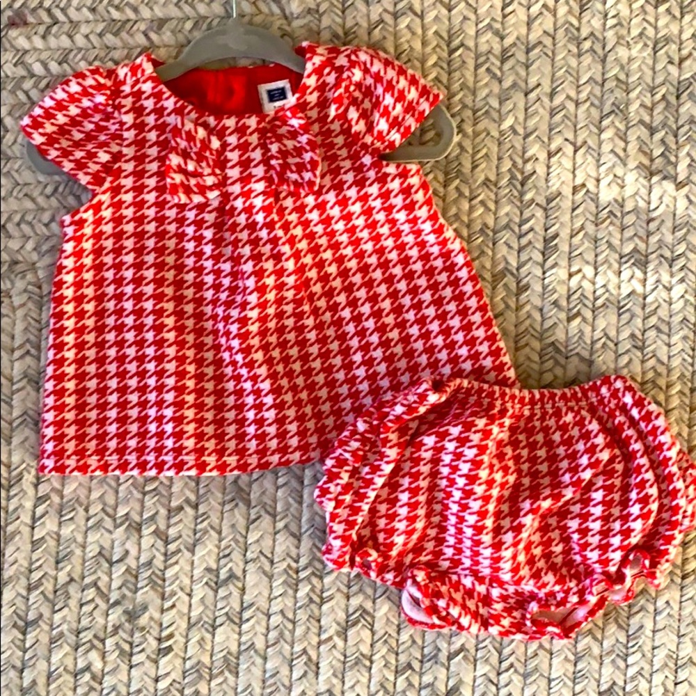 Janie and Jack Houndstooth Dress Set